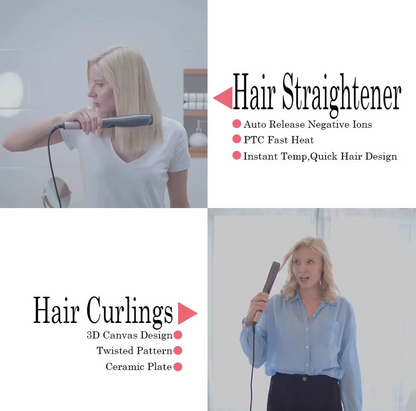 Hair Straightener and Curler