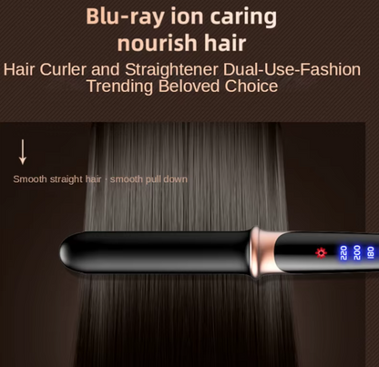 2-in-1 Hair Straightener & Curler