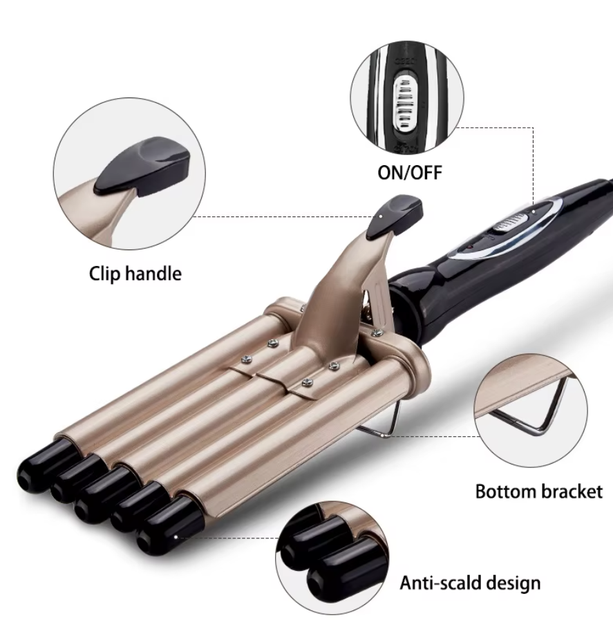 5-Barrel Ceramic Hair Curler