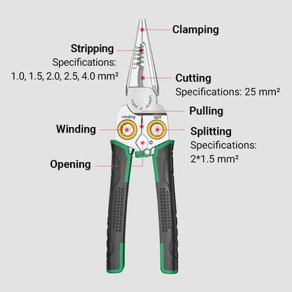 8-in-1 Electrician Scissors